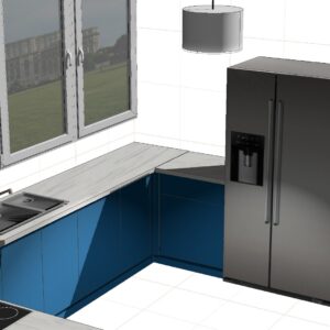 Ansamblu mobilier bucatarie NaviBlue Tech